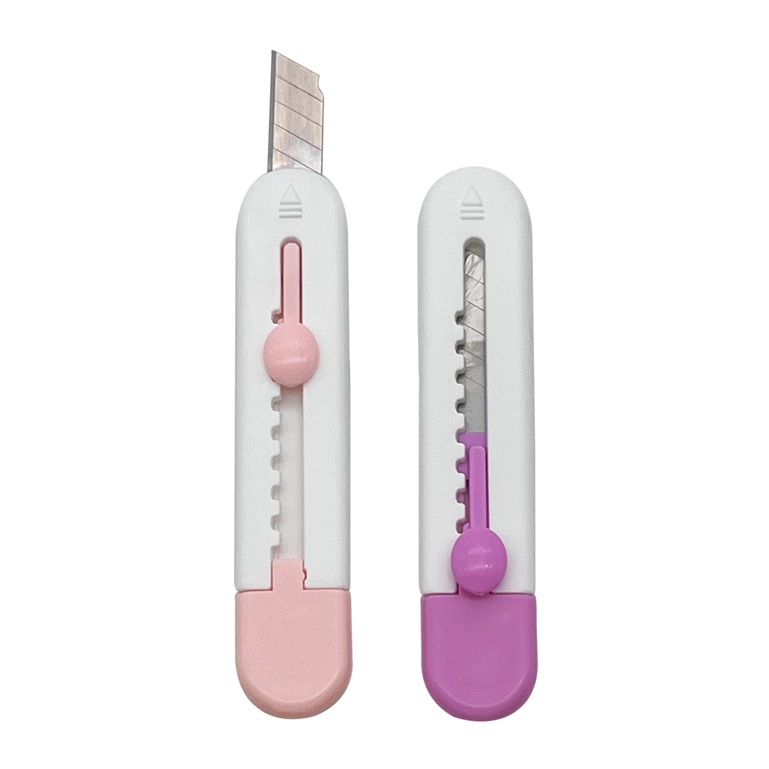 Wholesale office school use 9mm colorful pocket knife wholesale custom design kawaii kid gift mini multifunction knife cutter